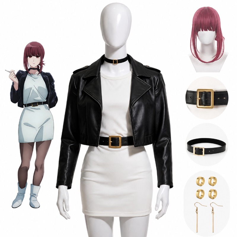 Women'S Fashion Leather Jacket - التدخين خلف السوبر ماركت معك -