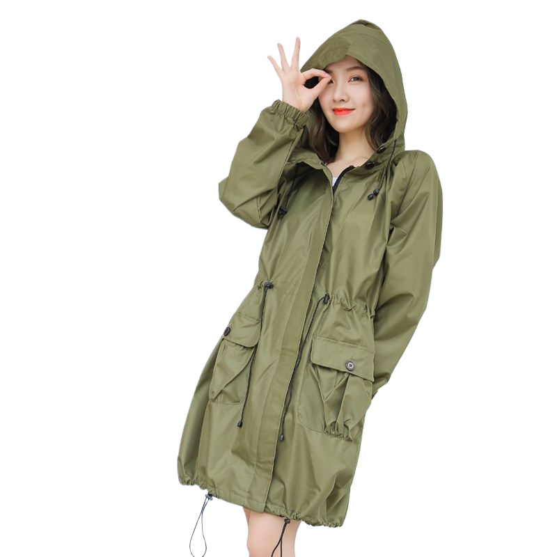 Women'S Fashion Raincoat - معطف واقٍ من المطر خفيف الوزن