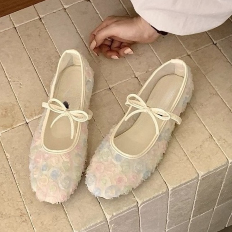 Women'S Fashion Walking Shoes - أحذية ماري جين شبكية جديدة بتصميم