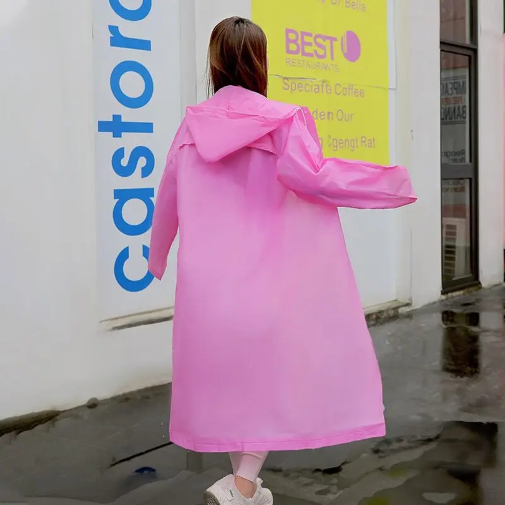 Women'S Fashion Raincoat - معطف مطر جديد مقاوم للماء للبالغين،