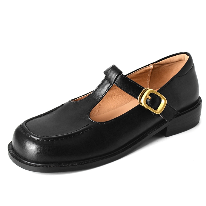 Women'S Fashion Walking Shoes - أحذية نسائية كاجوال مسطحة من الجلد