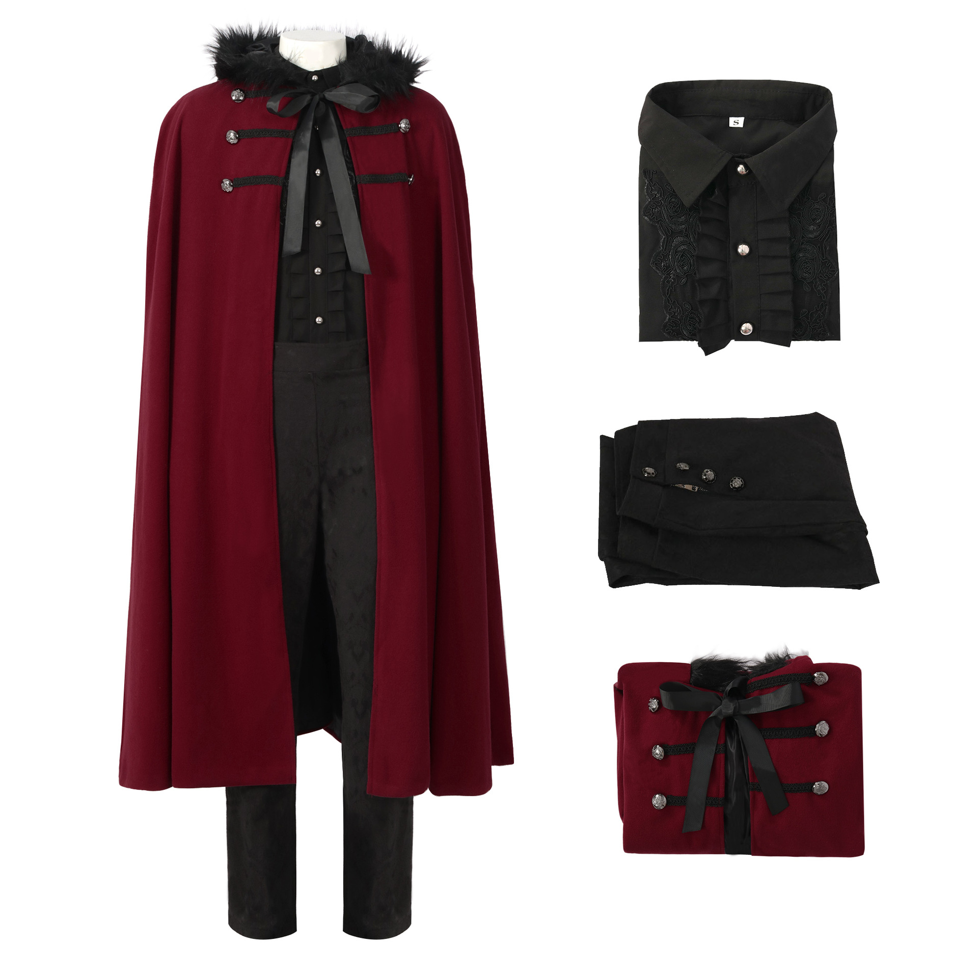 Women'S Fashion Victorian Era - طقم سترة نسائية بتصميم قوطي مستوحى