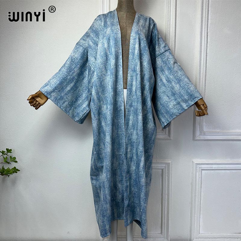 معطف رعاة البقر للنساء بالترتر - مراجعة Women'S Fashion Kimono وسعره