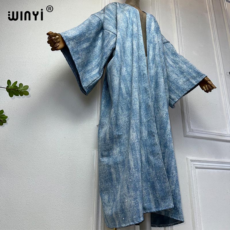 معطف رعاة البقر للنساء بالترتر - مراجعة Women'S Fashion Kimono وسعره