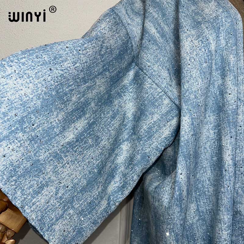 معطف رعاة البقر للنساء بالترتر - مراجعة Women'S Fashion Kimono وسعره