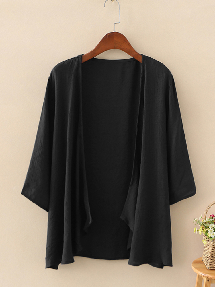 بلوزة صيفية أنيقة للنساء بألوا - مراجعة Women'S Fashion Kimono وسعره