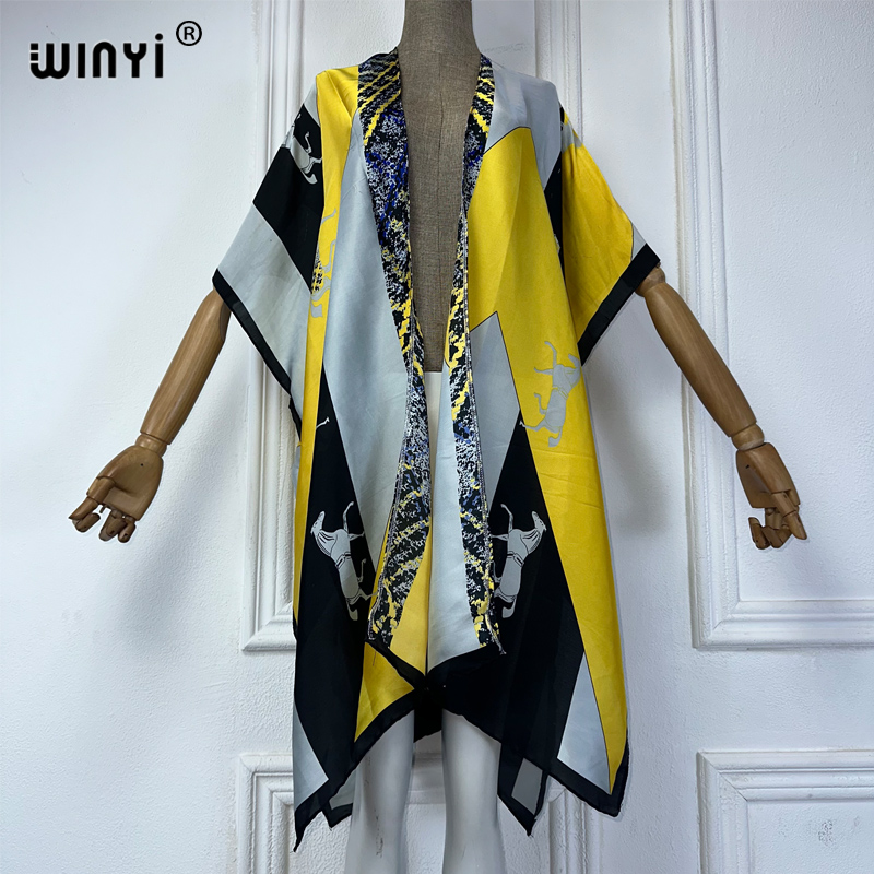 WINYI الصيف الكيمونو المرأة بو - مراجعة Women'S Fashion Kimono وسعره