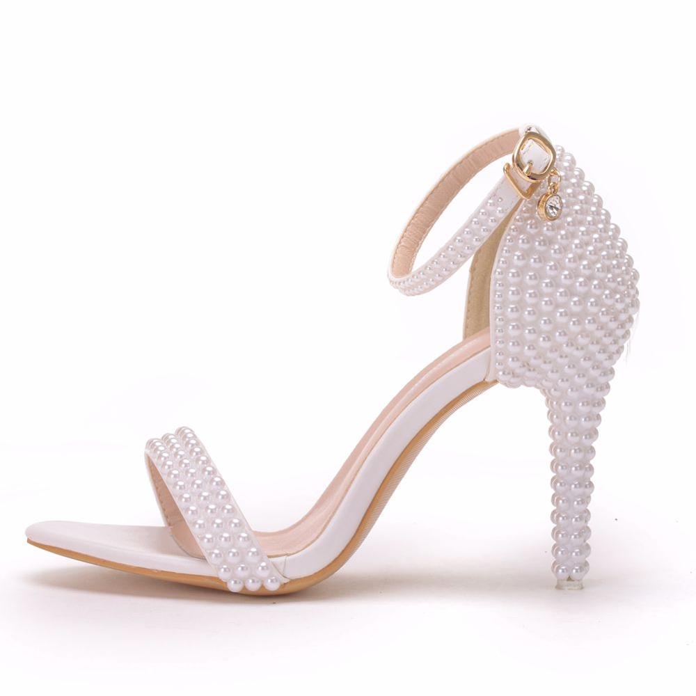 كريستال الملكة العروس أحذية ال - مراجعة Women Queen Fashion وسعره
