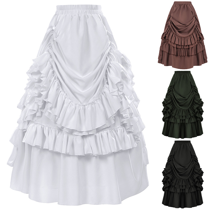 تنورة قصيرة للنساء بأسلوب القو - مراجعة Women'S Fashion Victorian Era وسعره