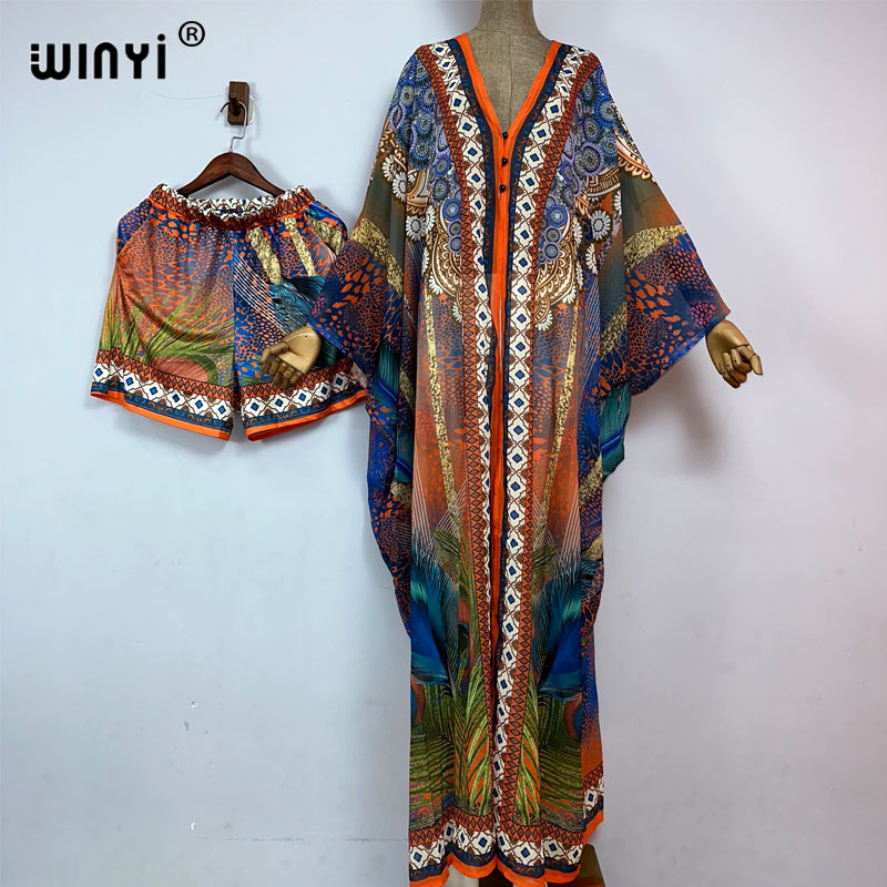 طقم كيمونو WINYI مكون من قطعتي - مراجعة Women'S Fashion Kimono وسعره