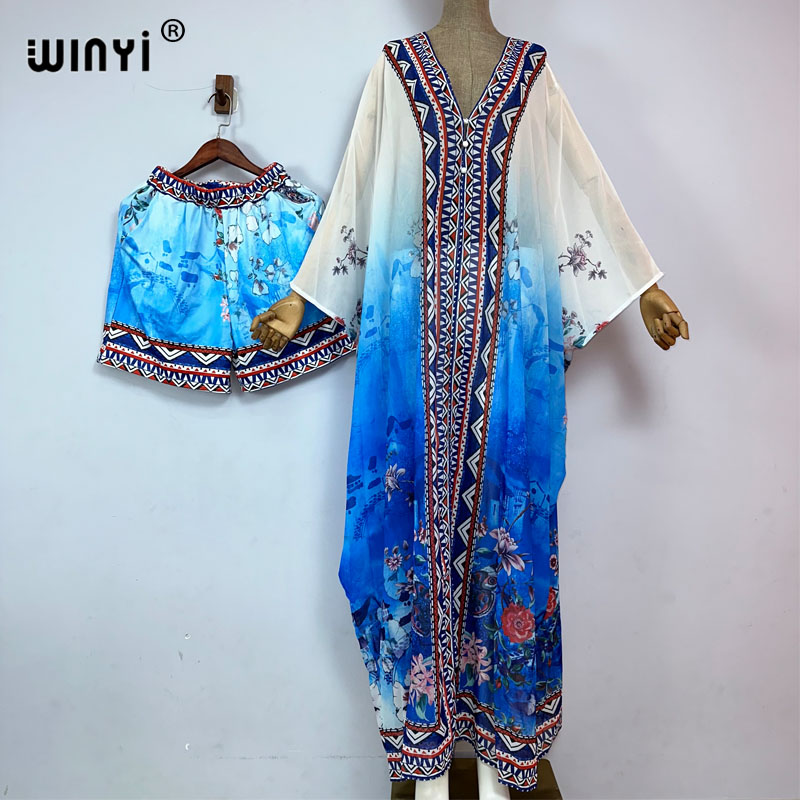 طقم كيمونو WINYI مكون من قطعتي - مراجعة Women'S Fashion Kimono وسعره