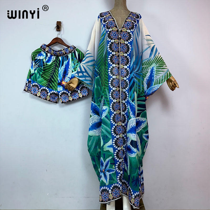 طقم كيمونو WINYI مكون من قطعتي - مراجعة Women'S Fashion Kimono وسعره