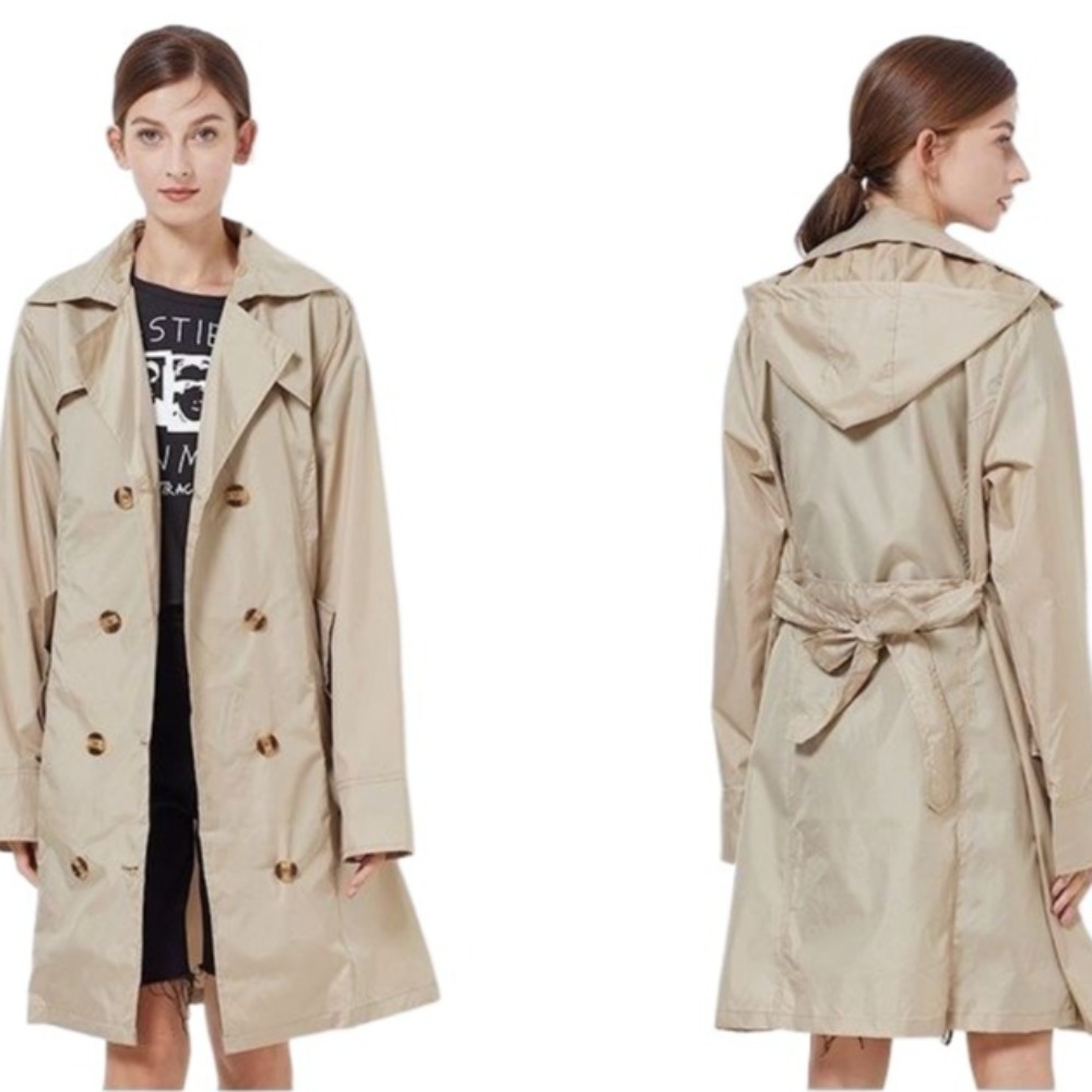 معطف واقٍ من المطر خفيف الوزن  - مراجعة Women'S Fashion Raincoat وسعره