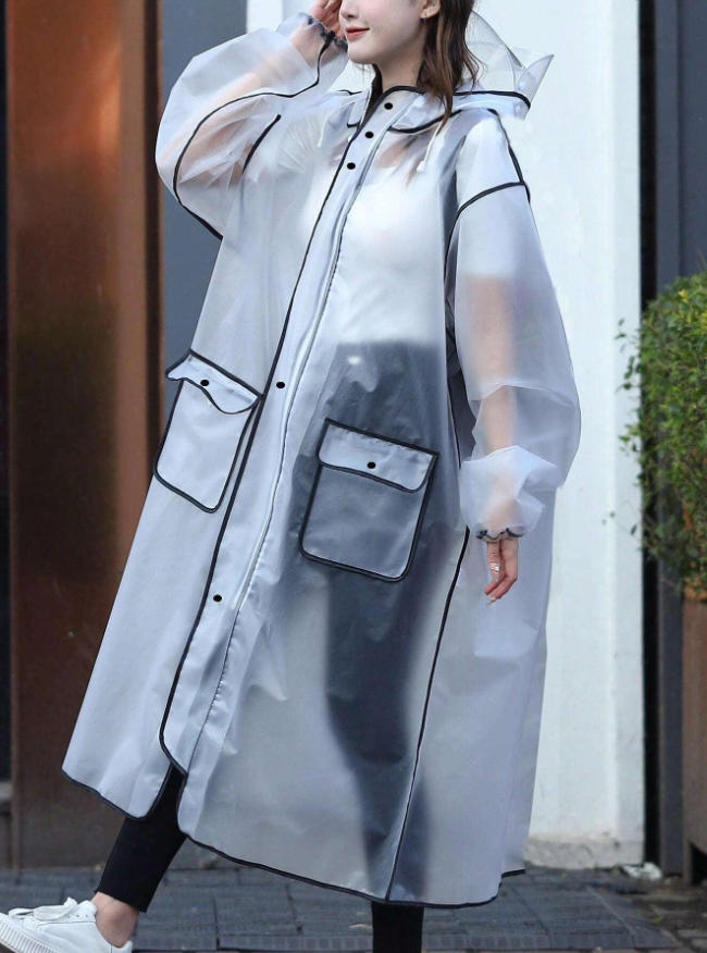 معطف واق من المطر متعدد الوظائ - مراجعة Women'S Fashion Raincoat وسعره