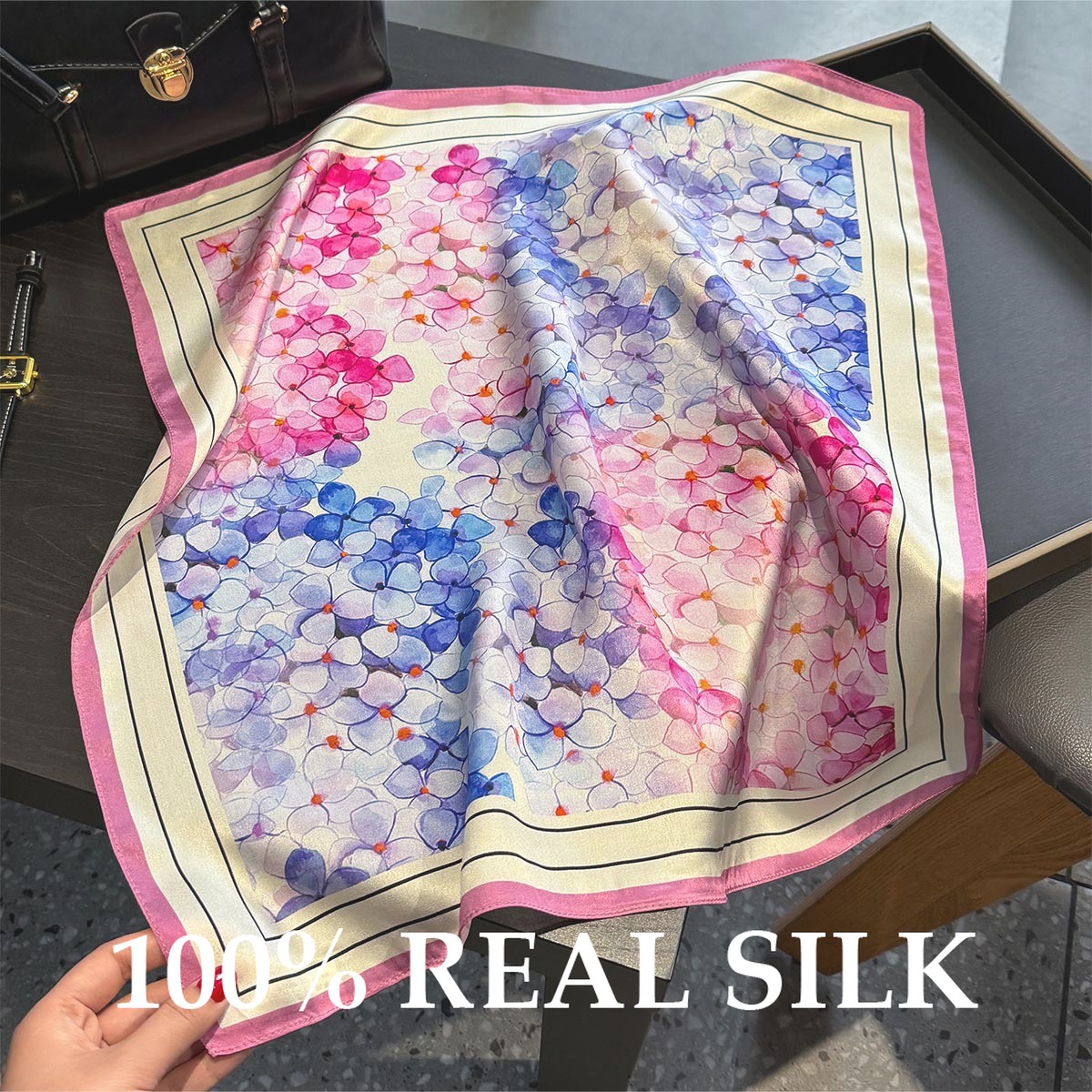 وشاح حرير نقي 100% جديد للنساء - مراجعة Women'S Fashion Poncho وسعره