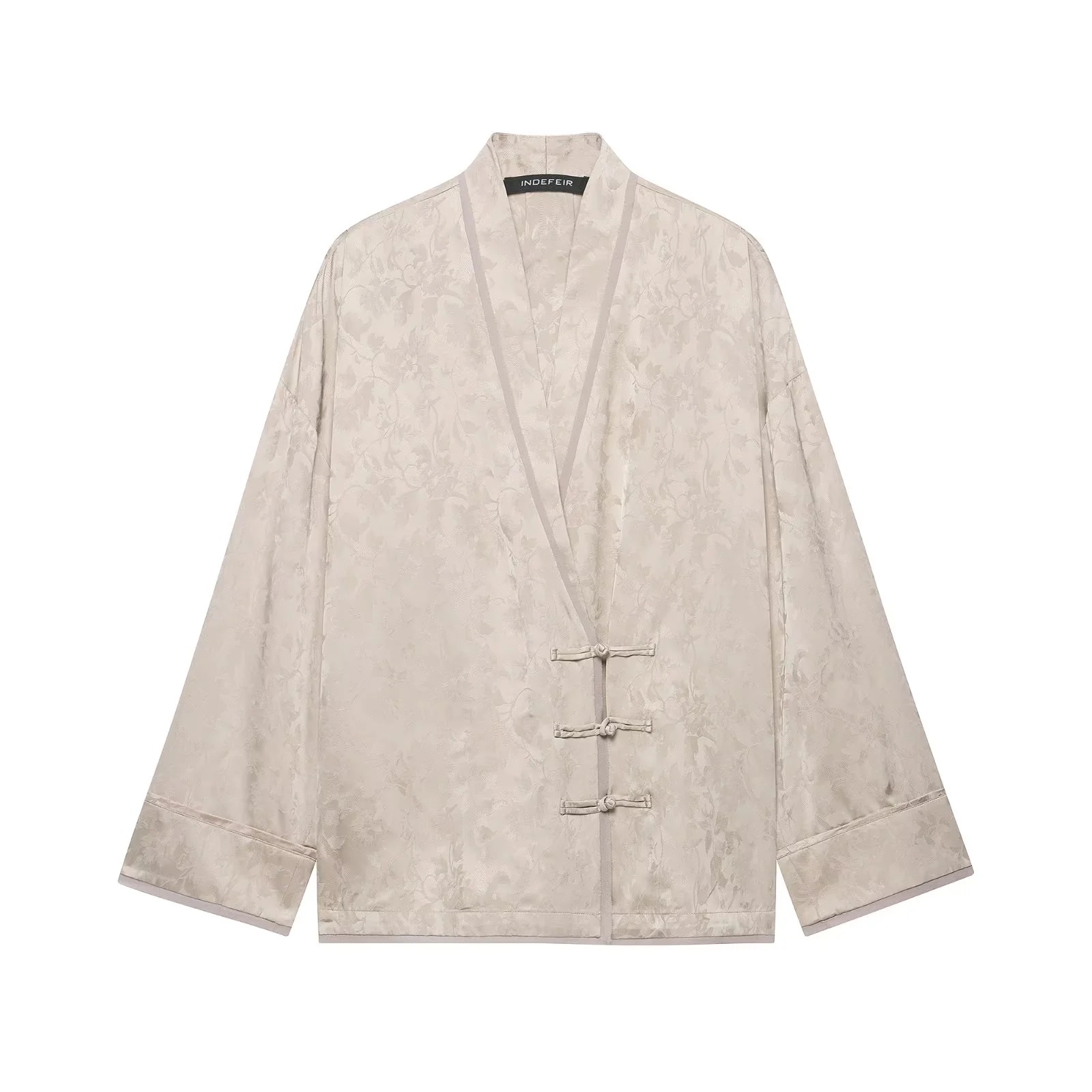 طقم نسائي من قطعتين من الساتان - مراجعة Women'S Fashion Kimono وسعره