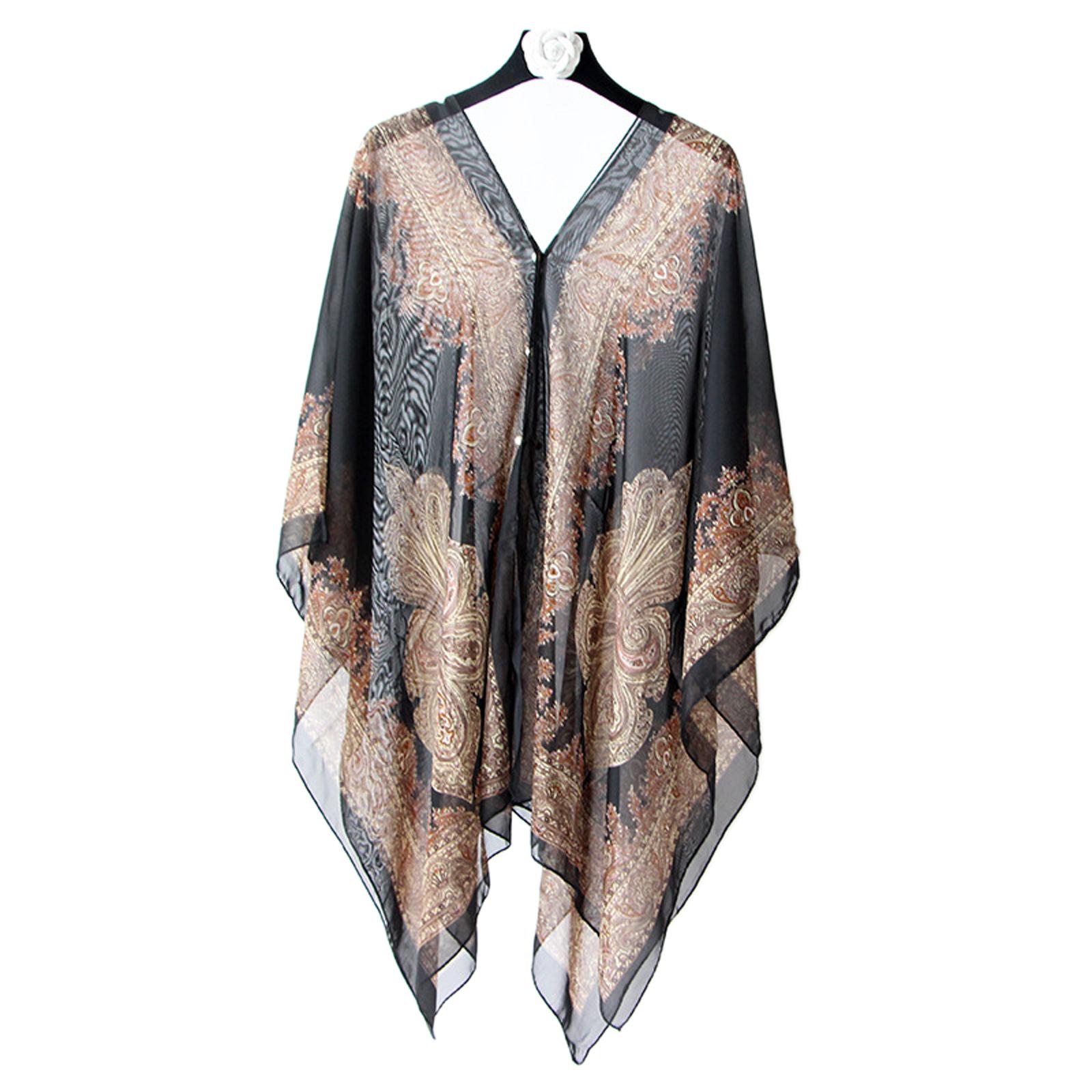 شال شاطئ واقي من الشمس بخمسة أ - مراجعة Women'S Fashion Poncho وسعره
