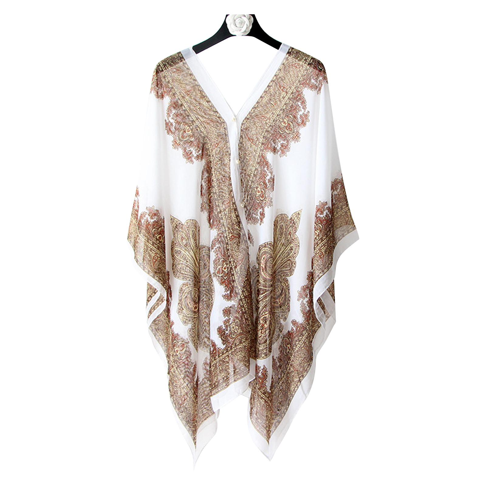 شال شاطئ واقي من الشمس بخمسة أ - مراجعة Women'S Fashion Poncho وسعره