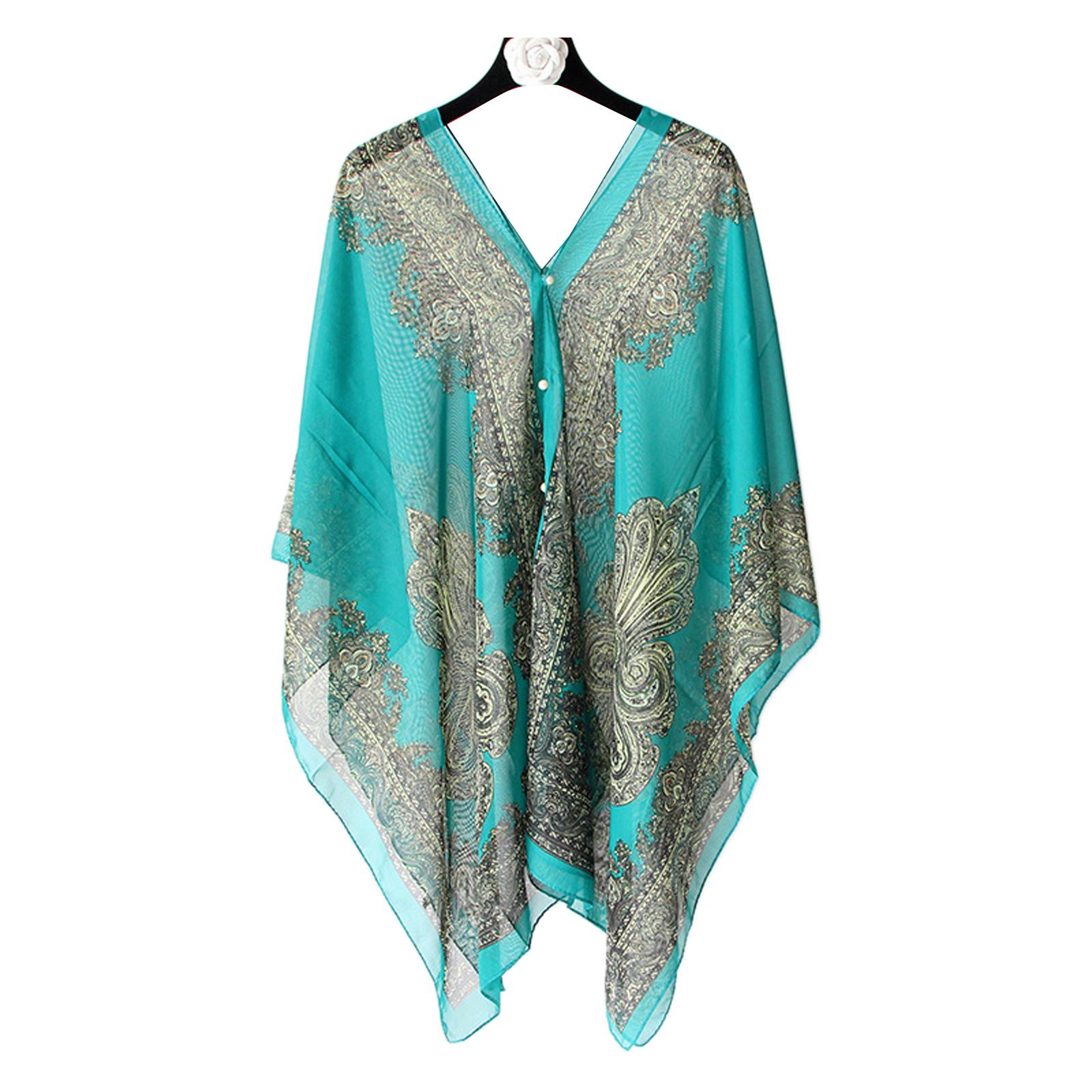 شال شاطئ واقي من الشمس بخمسة أ - مراجعة Women'S Fashion Poncho وسعره