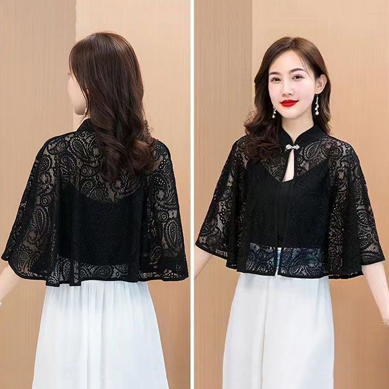 شال صيفي ربيعي خفيف، وشاح بأكم - مراجعة Women'S Fashion Poncho وسعره