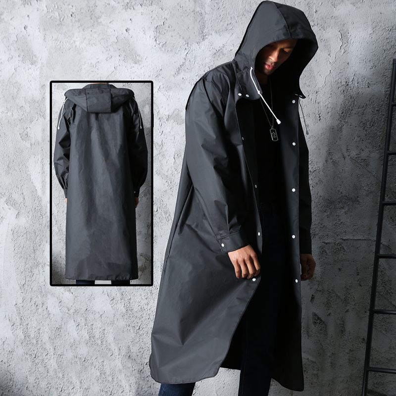 أسود موضة الكبار مقاوم للماء م - مراجعة Women'S Fashion Raincoat وسعره