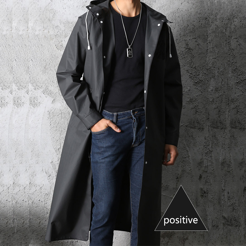 أسود موضة الكبار مقاوم للماء م - مراجعة Women'S Fashion Raincoat وسعره