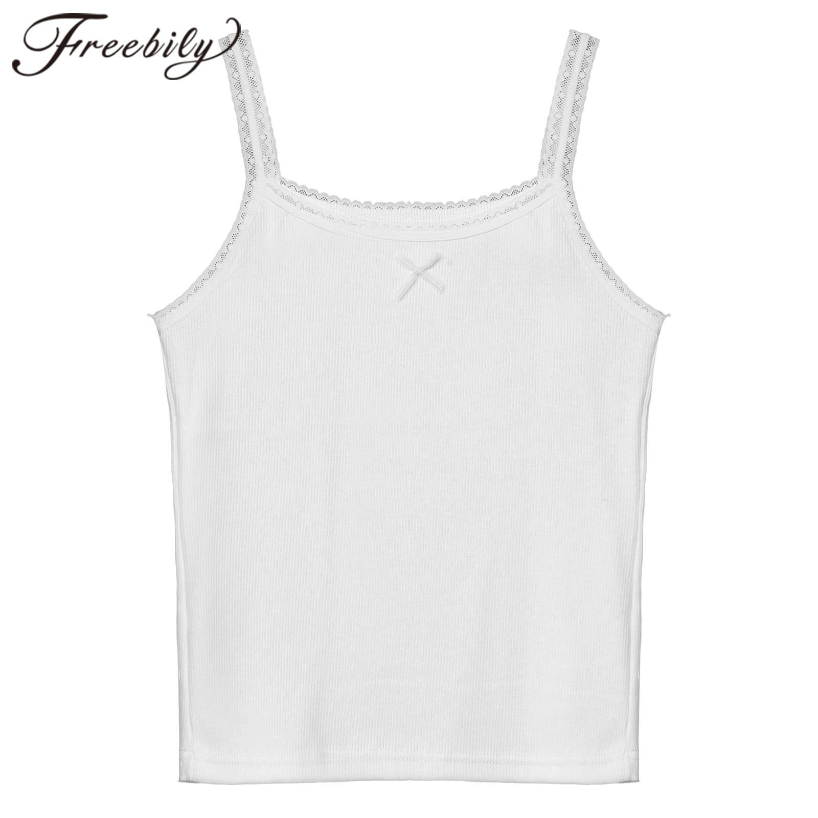 قميص يوجا للمراهقات والأطفال،  - مراجعة Lace Trim Cami وسعره