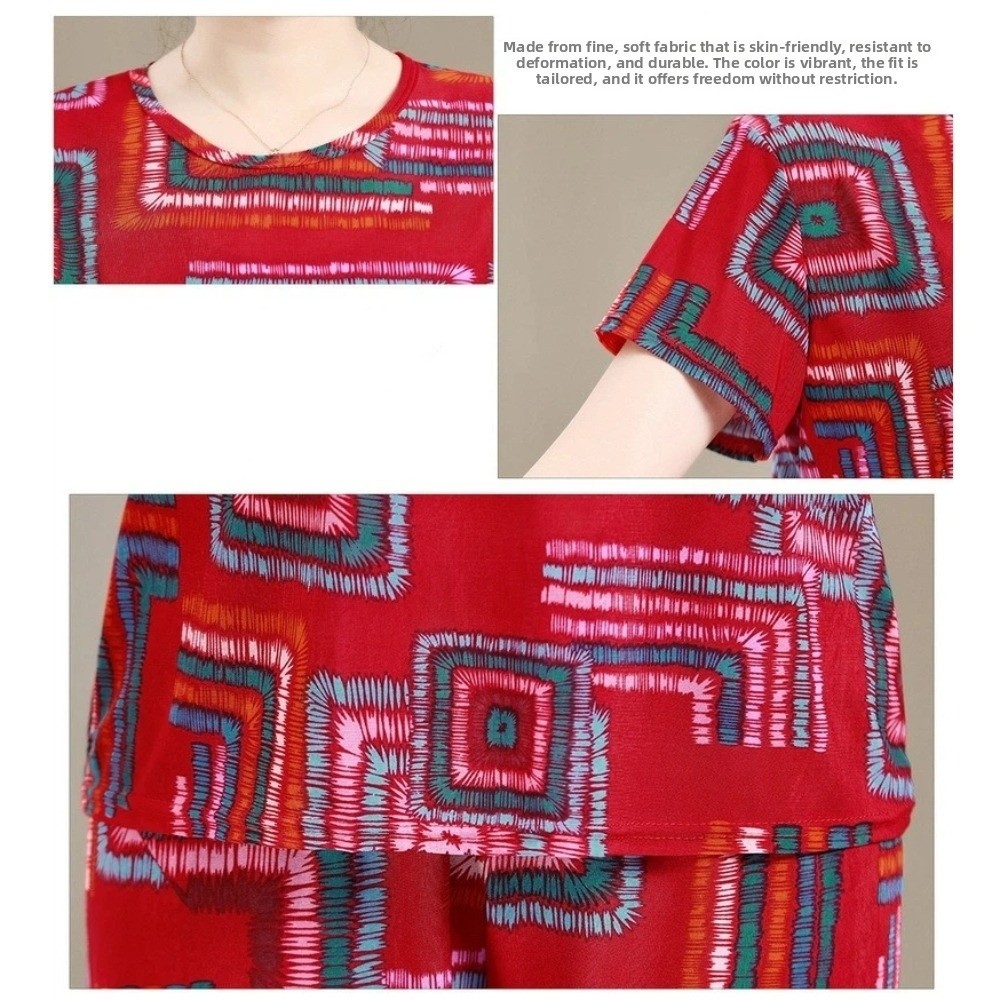 طقم تي شيرت أنيق بمقاسات كبيرة - مراجعة Women'S Fashion Pajamas وسعره